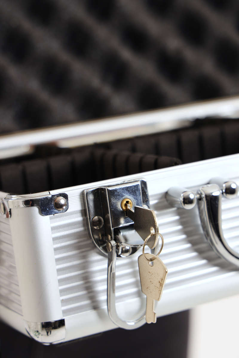 Senza® Aluminium Storage Multifunctional Cosmetics Makeup Case XL