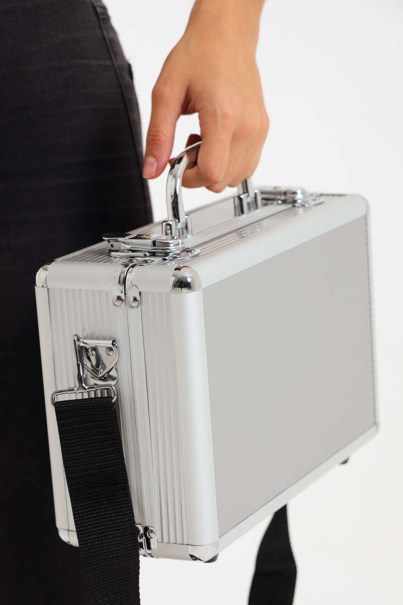 Senza® Aluminium Storage Multifunctional Cosmetics Makeup Case XL