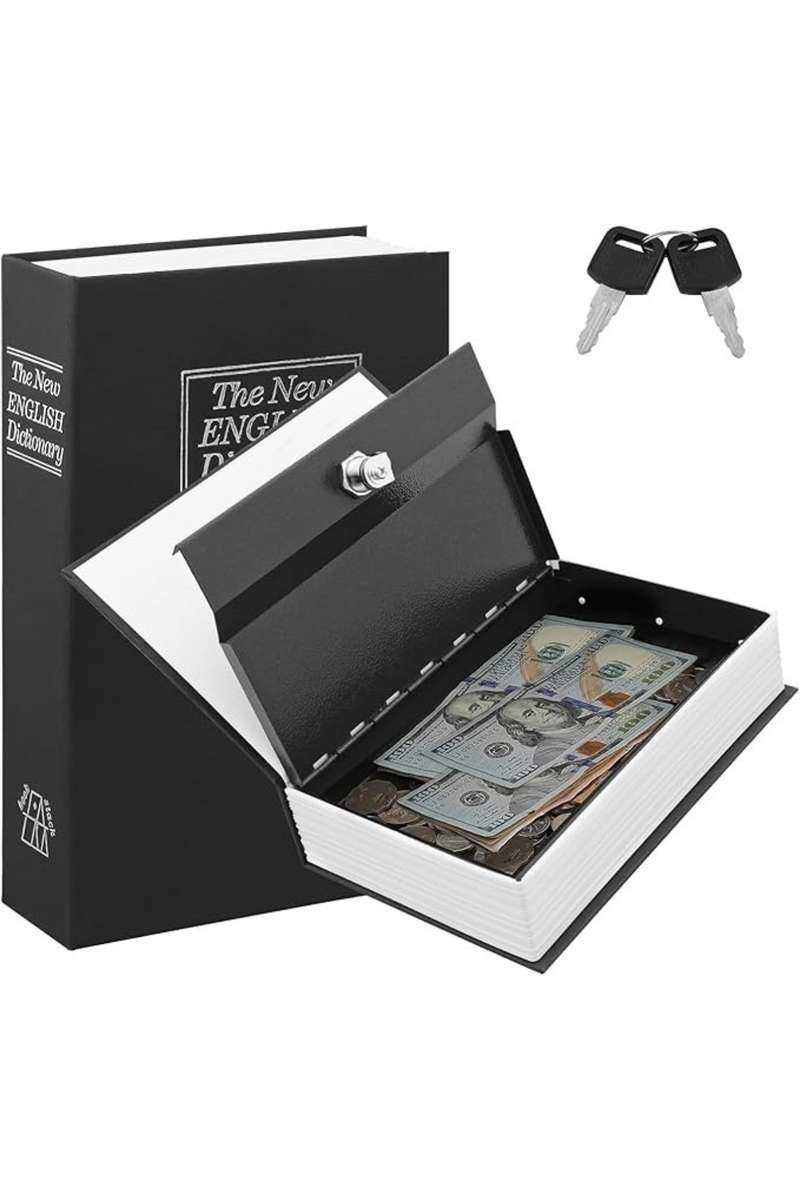 Portable Metal Dictionary Safe Box