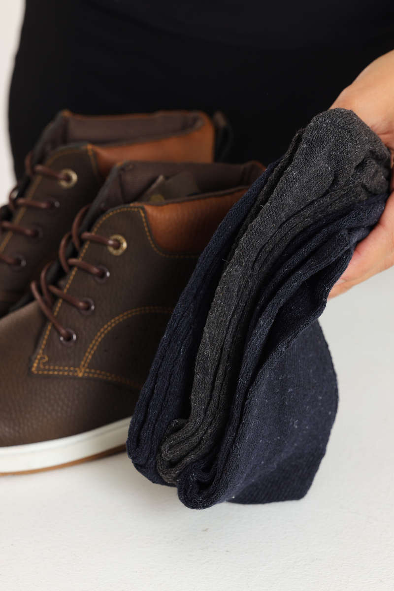 Men's 3 Pairs Extra Thick Heavy Duty Working Boot Socks UK 6 TO 11