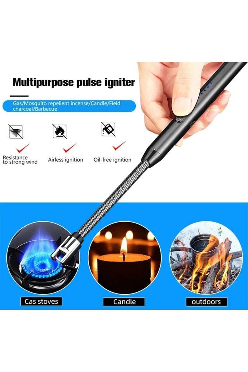 Senza® 2 Pack Extra Long Electric USB Rechargeable Candle Lighter