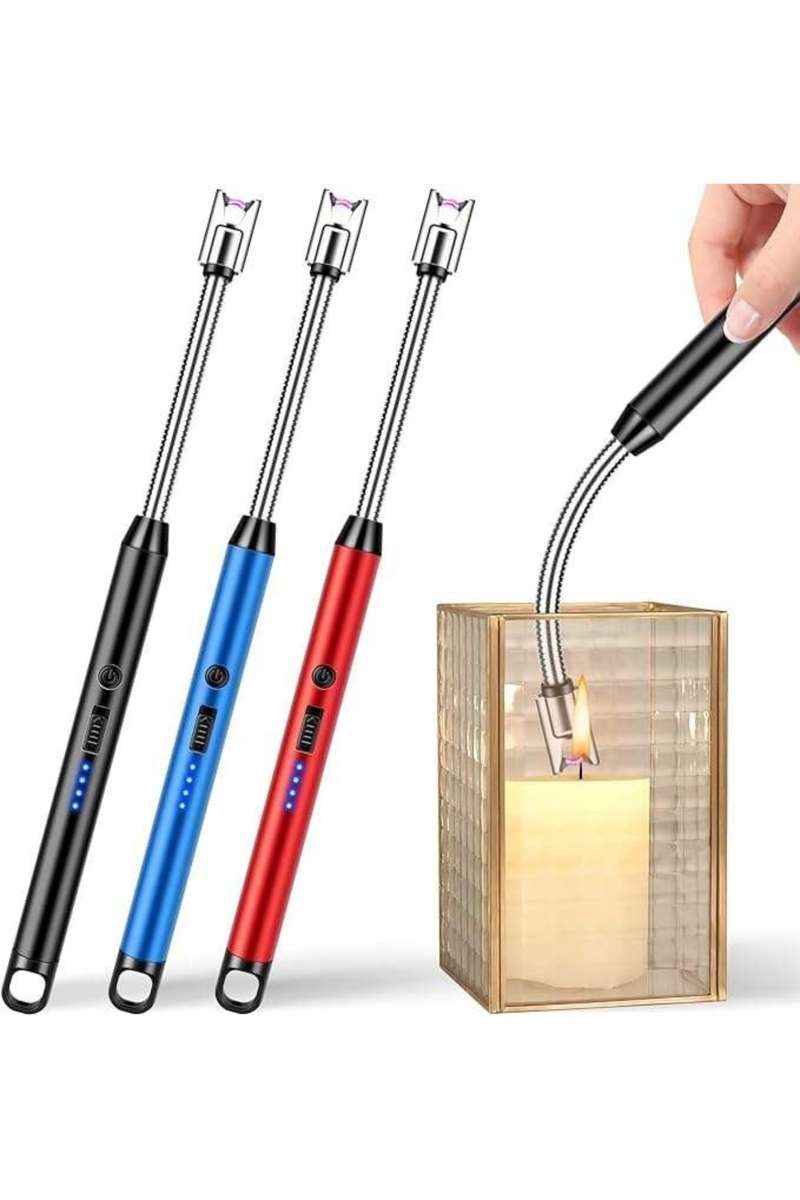 Senza® 2 Pack Extra Long Electric USB Rechargeable Candle Lighter