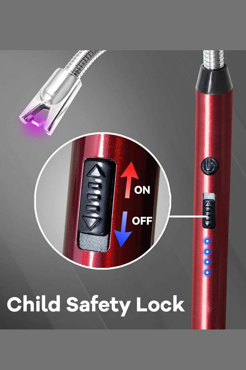 Senza® 2 Pack Extra Long Electric USB Rechargeable Candle Lighter