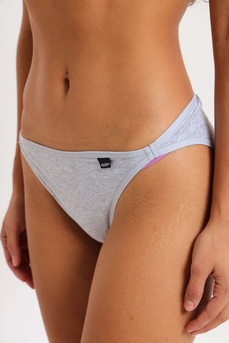 Branded 5 Pack Cotton Stretch Bikini Panties Assorted Box Pack