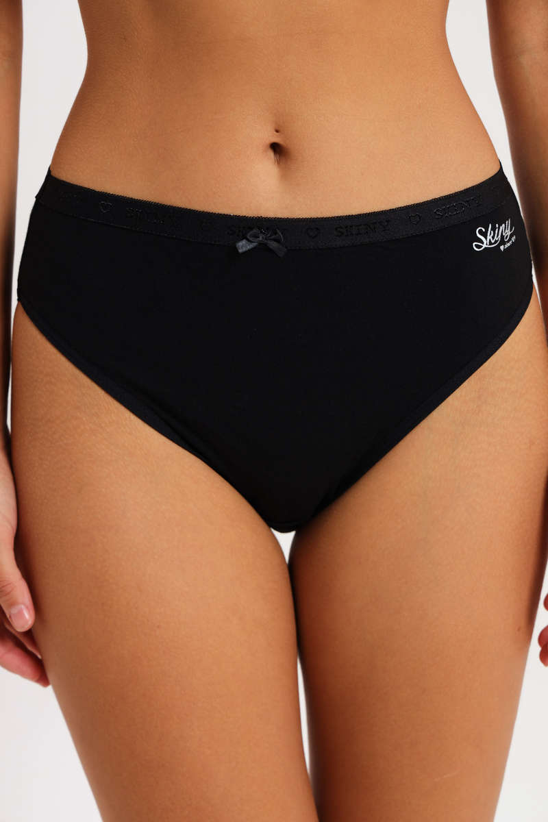 Branded 4 Pack Cotton Stretch Bikini Panties Assorted Box Pack