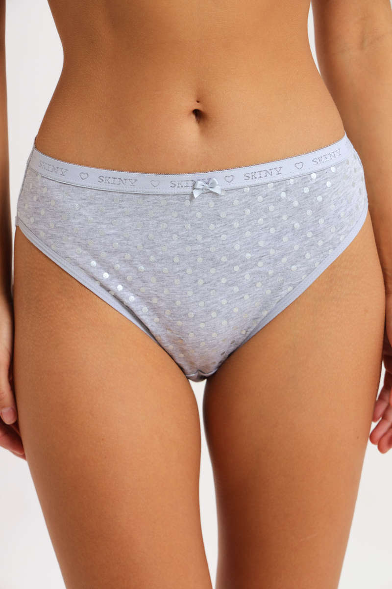 Branded 4 Pack Cotton Stretch Bikini Panties Assorted Box Pack