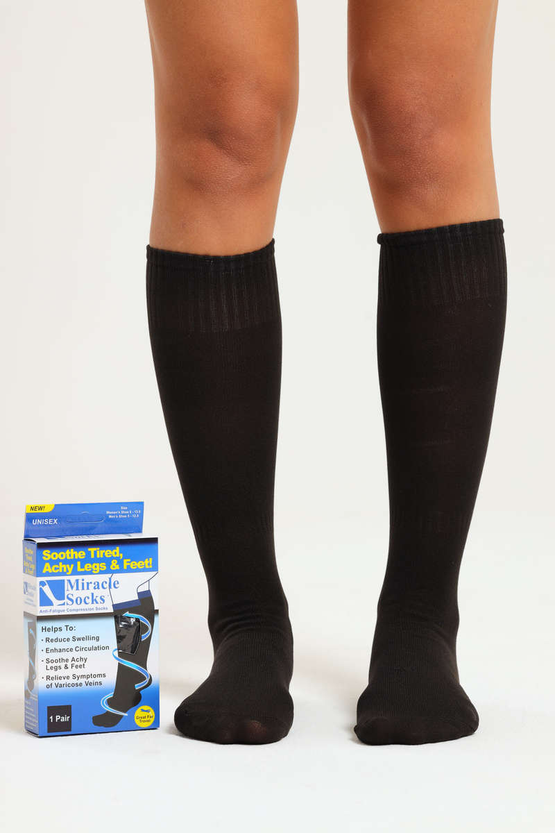 1 Pair Miracle Anti-Fatigue Compression Socks