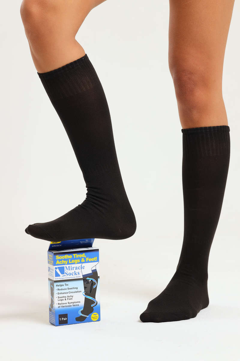 1 Pair Miracle Anti-Fatigue Compression Socks