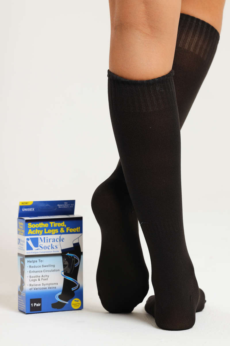 1 Pair Miracle Anti-Fatigue Compression Socks