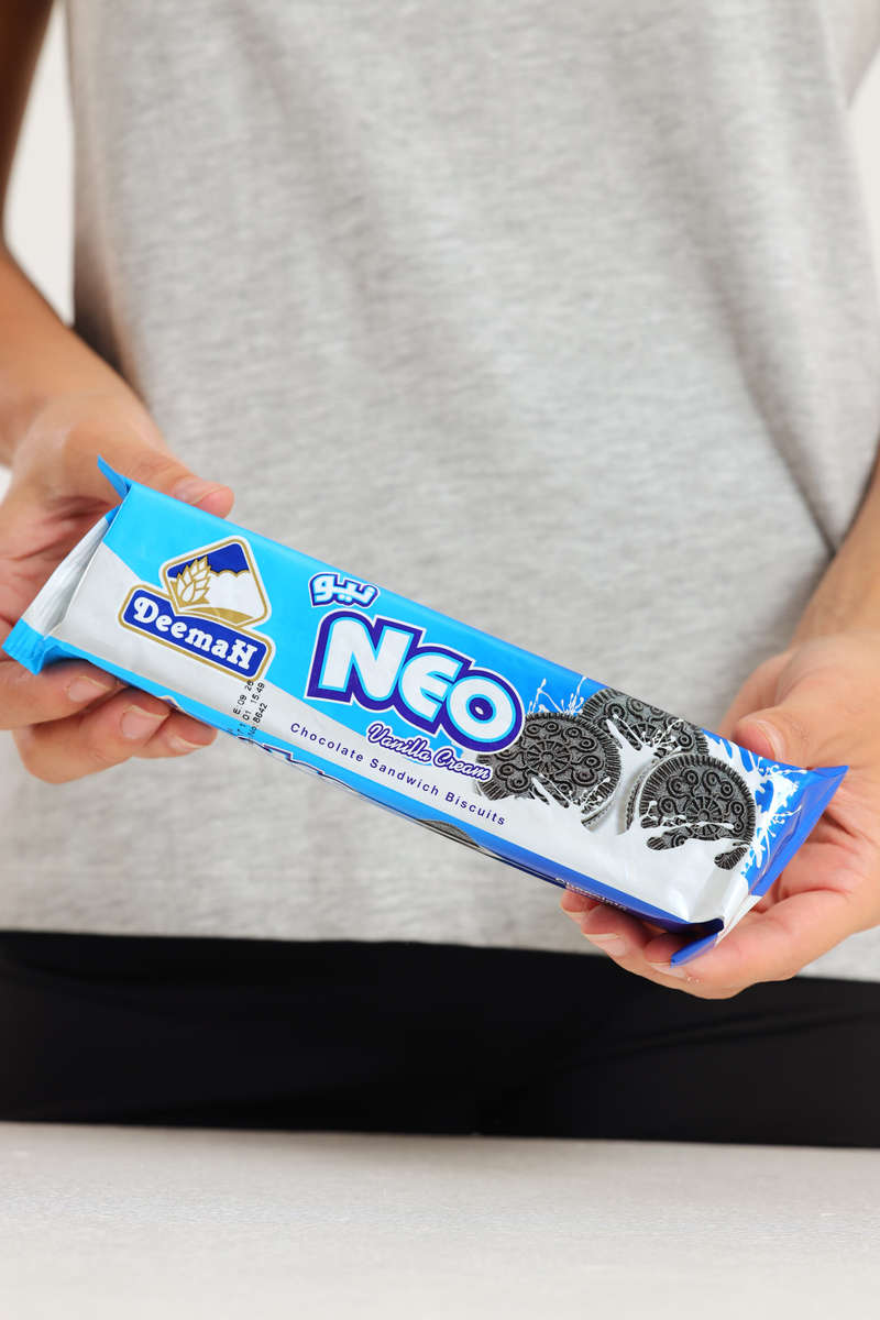 Deemah Neo Cream Chocolate Sandwich Biscuits 90g