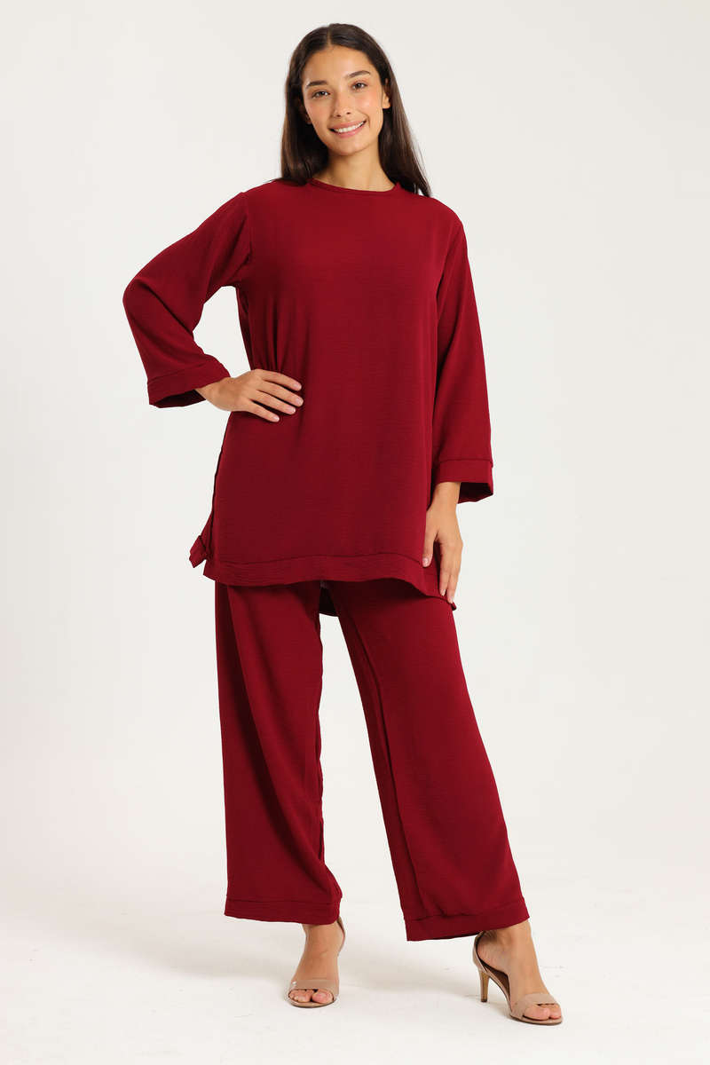 Ladies Savannah 2 Piece Modest Slack Suite Set