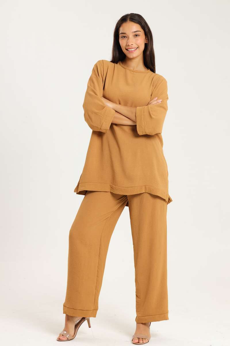 Ladies Savannah 2 Piece Modest Slack Suite Set