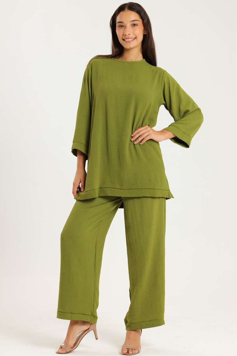 Ladies Savannah 2 Piece Modest Slack Suite Set