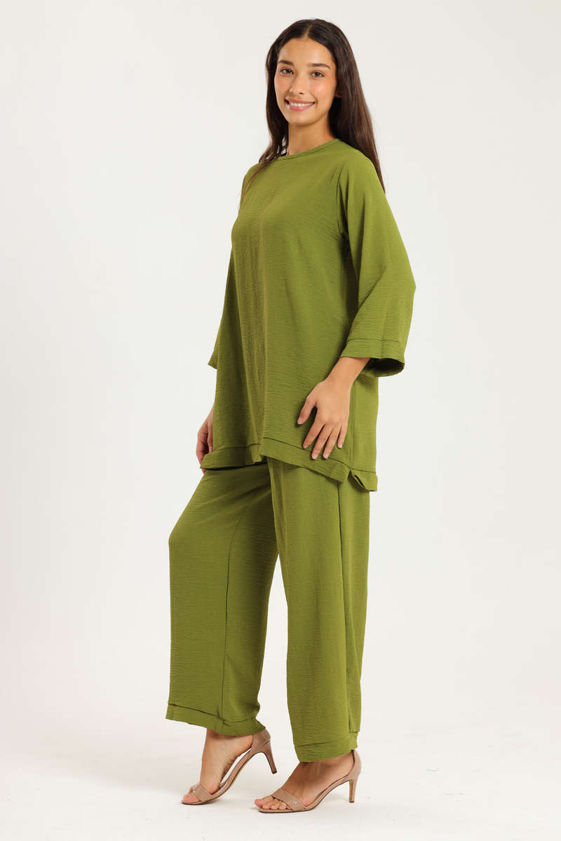 Ladies Savannah 2 Piece Modest Slack Suite Set