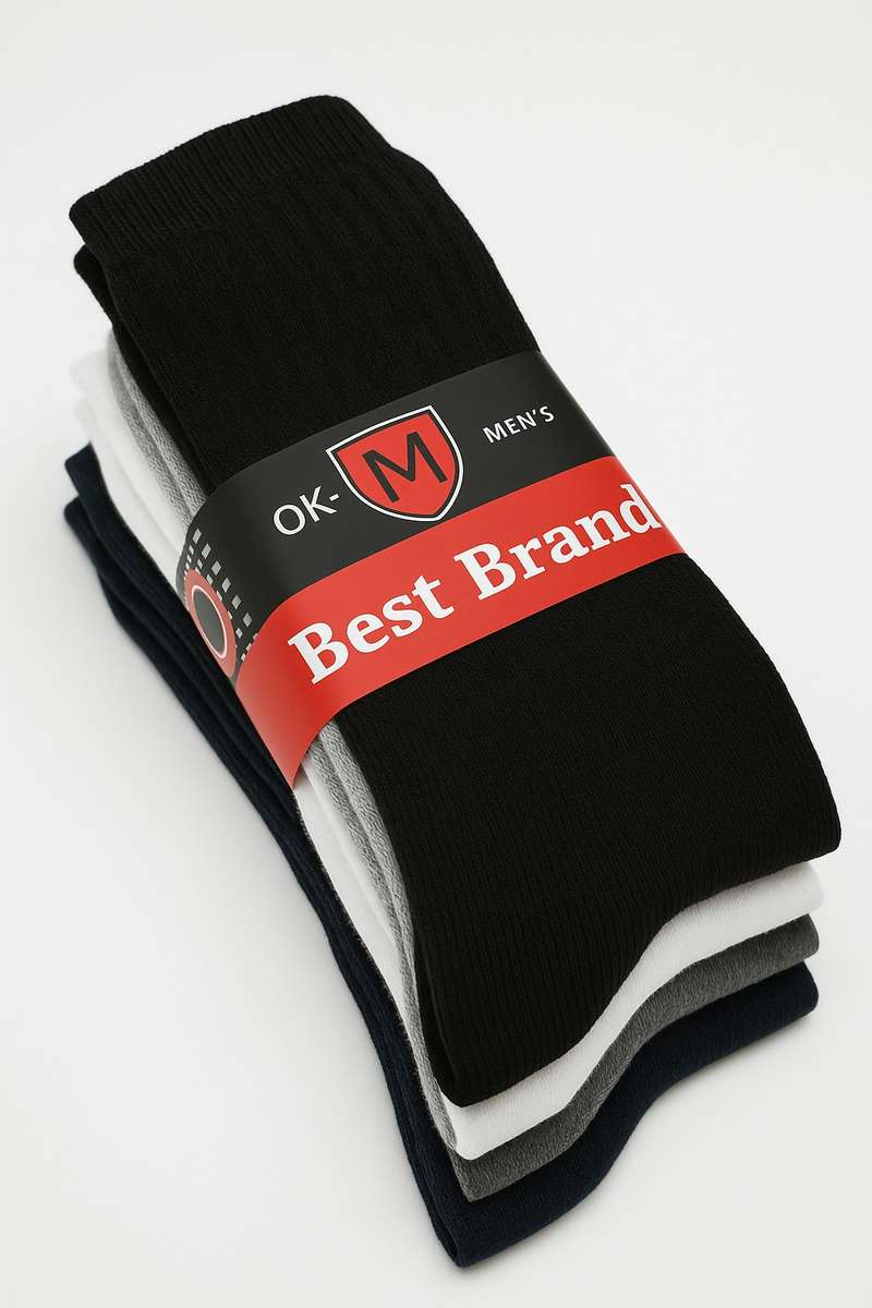 Men's 4 Pair Pack Extra Thick Socks Variety Pack