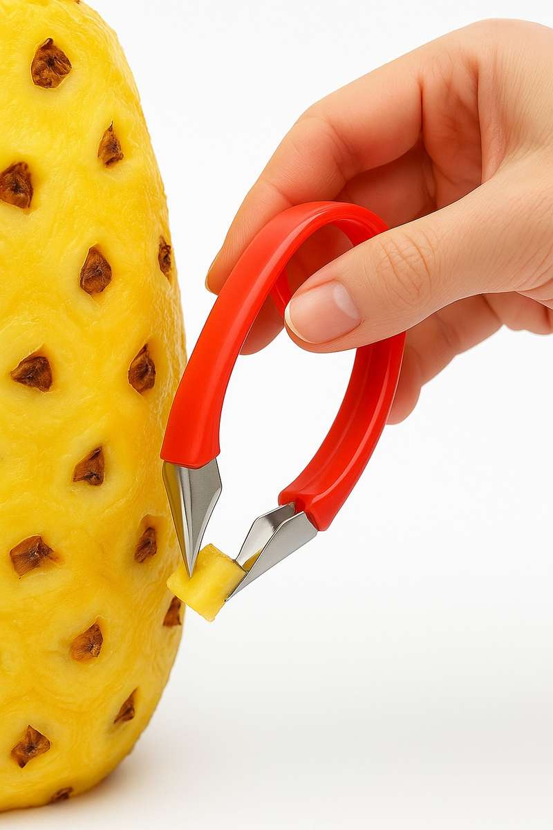 Senza® Multi Function Stainless Steel Fruit &amp; Veg Huller Tool