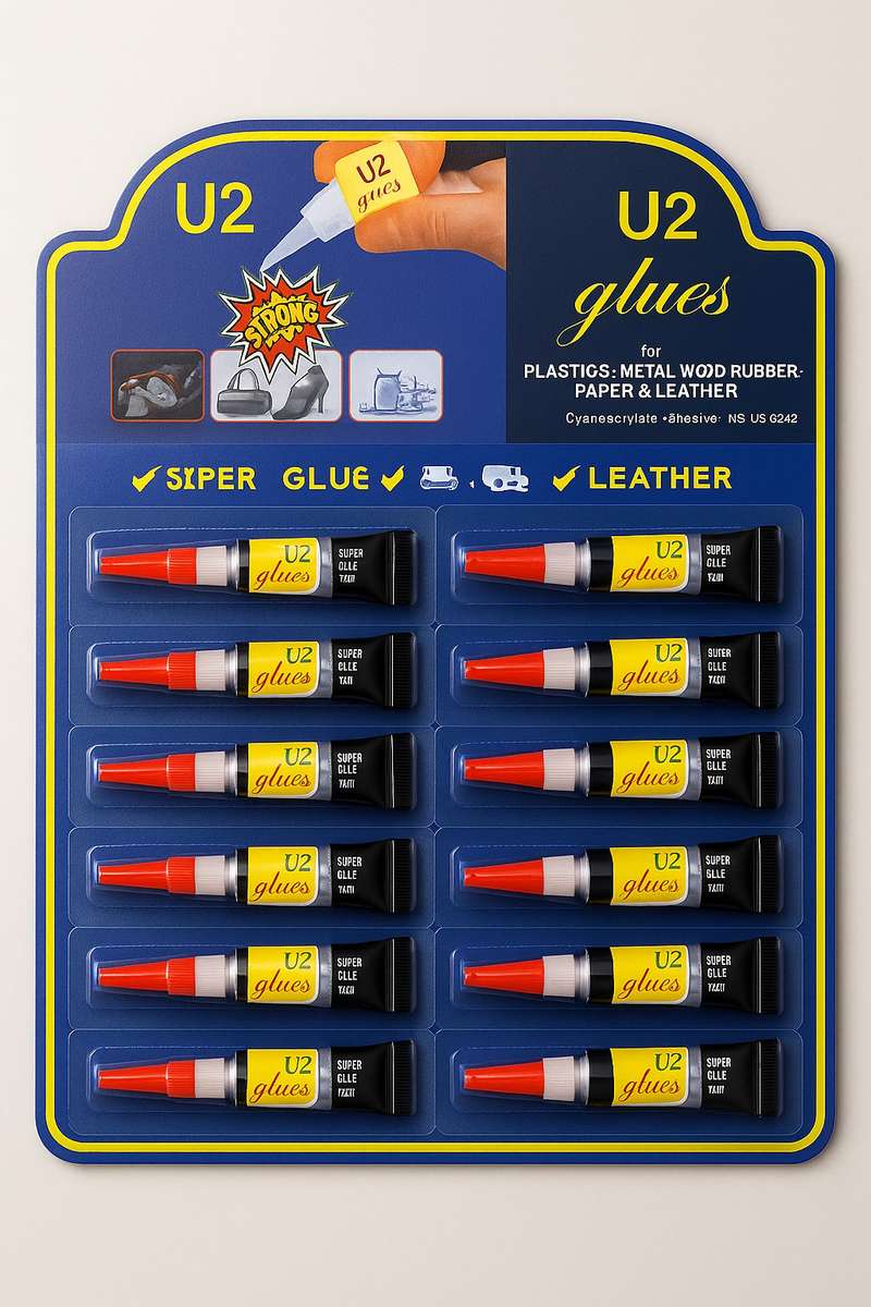 Super Glue 12 Pack Ultra Strong 3ml