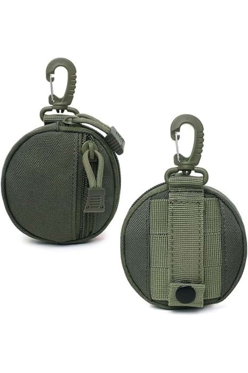 Senza® Small Tactical Hunting Belt Pouch With Compartments & Hook