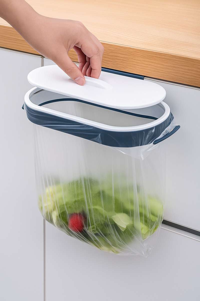 Senza® Multi-Functional Cabinet Door Baggy Trash Rack Packet Holder