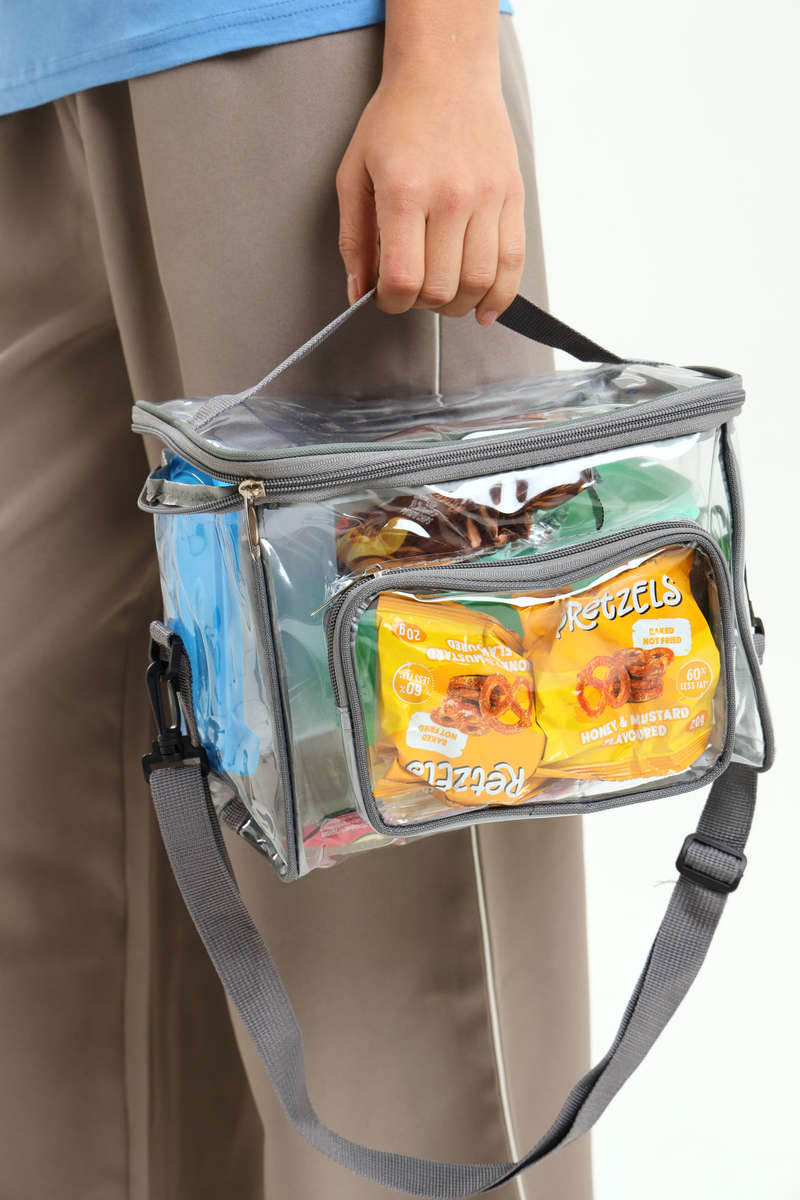 Senza® Multi-Purpose Transparent Clear Lunch Bag - Stadium Approved