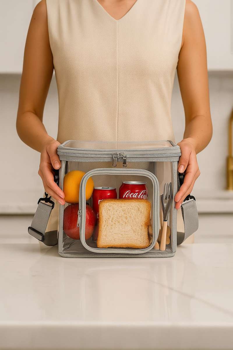 Senza® Multi-Purpose Transparent Clear Lunch Bag - Stadium Approved