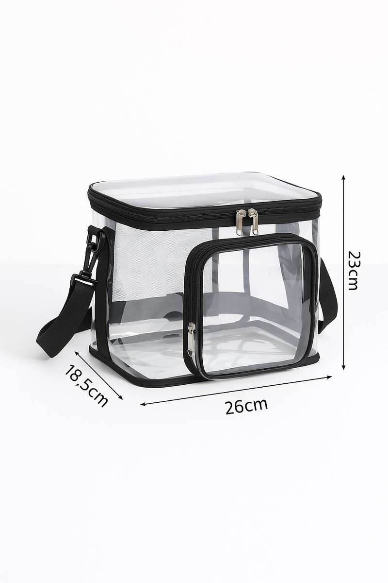 Senza® Multi-Purpose Transparent Clear Lunch Bag - Stadium Approved