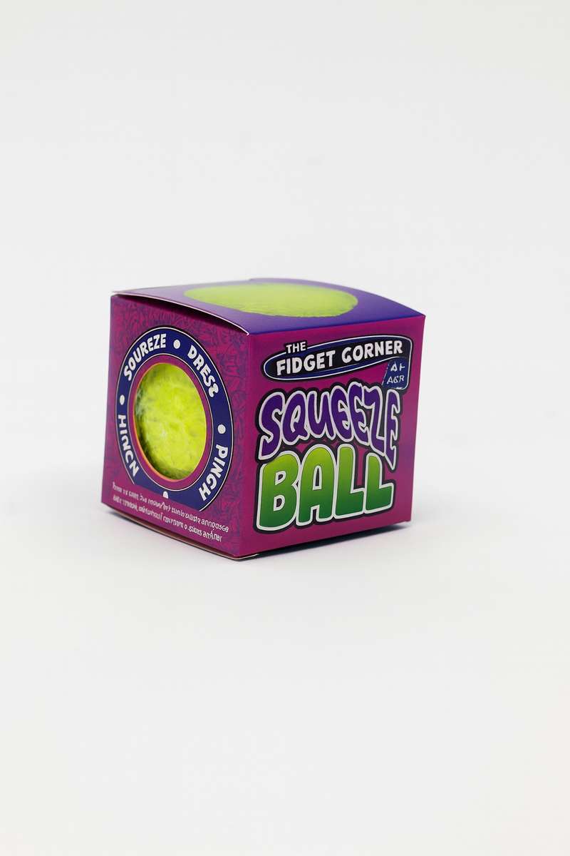 The Fidget Corner Squeeze Ball or Cube