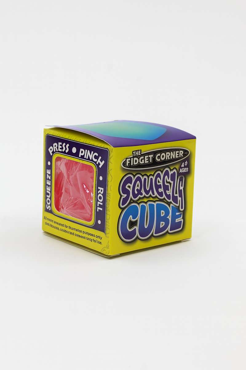 The Fidget Corner Squeeze Ball or Cube