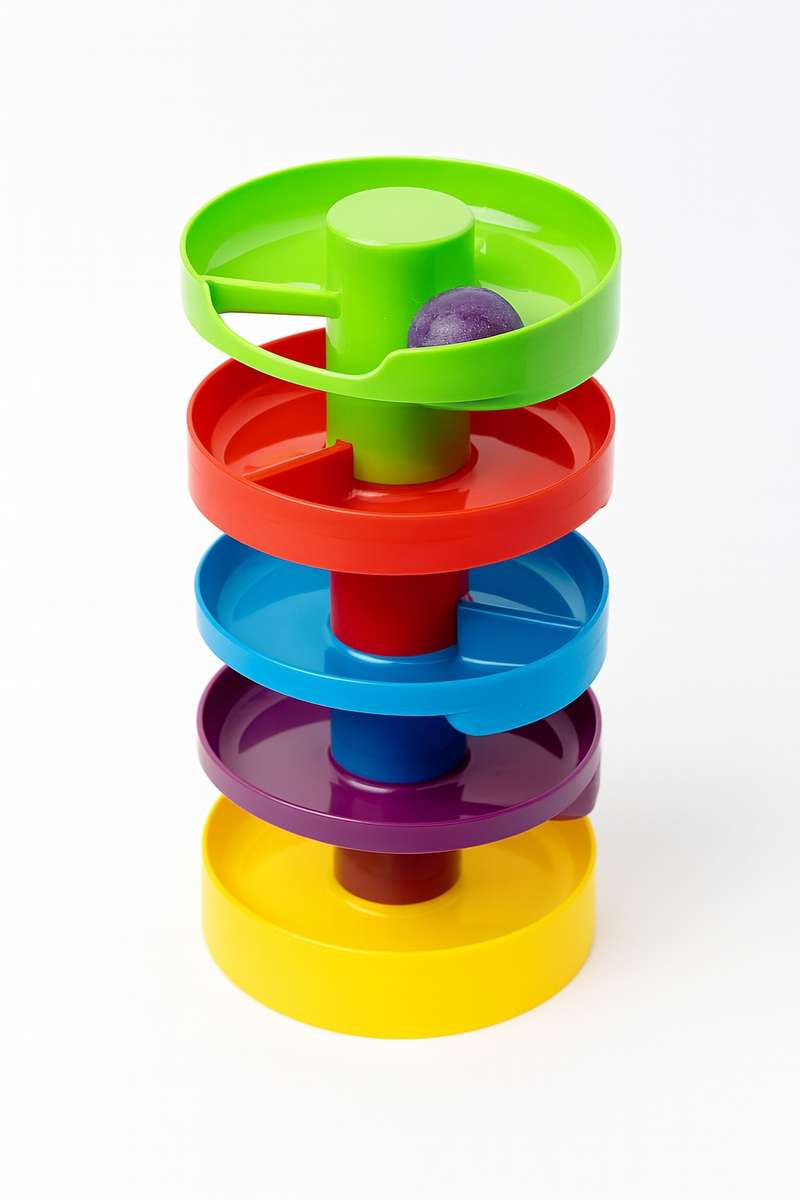 Baby 4 Tier Ball Drop Toy Educational  Play & Learn Rolling Tower