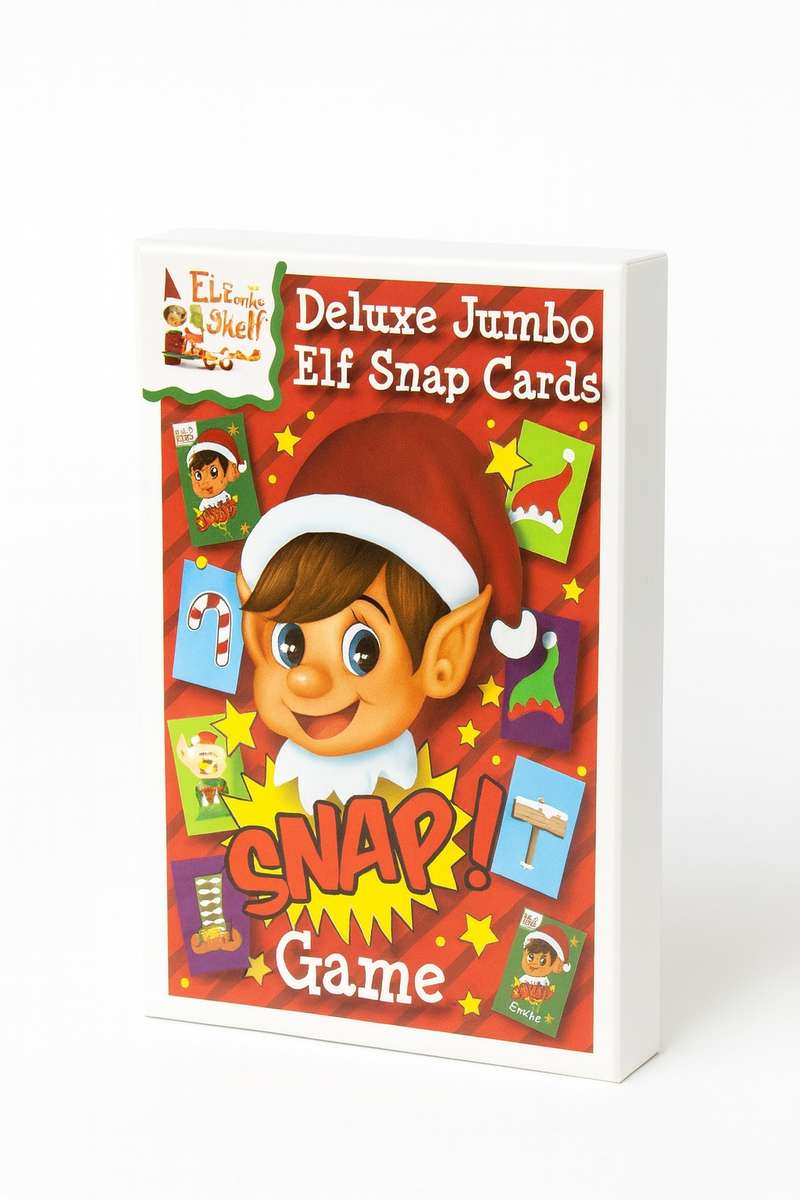 Christmas Elf Jumbo Snap Playing Cards 52 Piece
