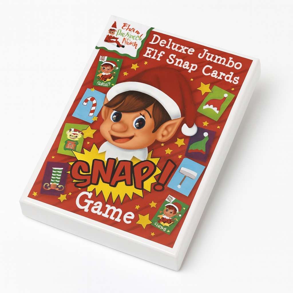 Christmas Elf Jumbo Snap Playing Cards 52 Piece