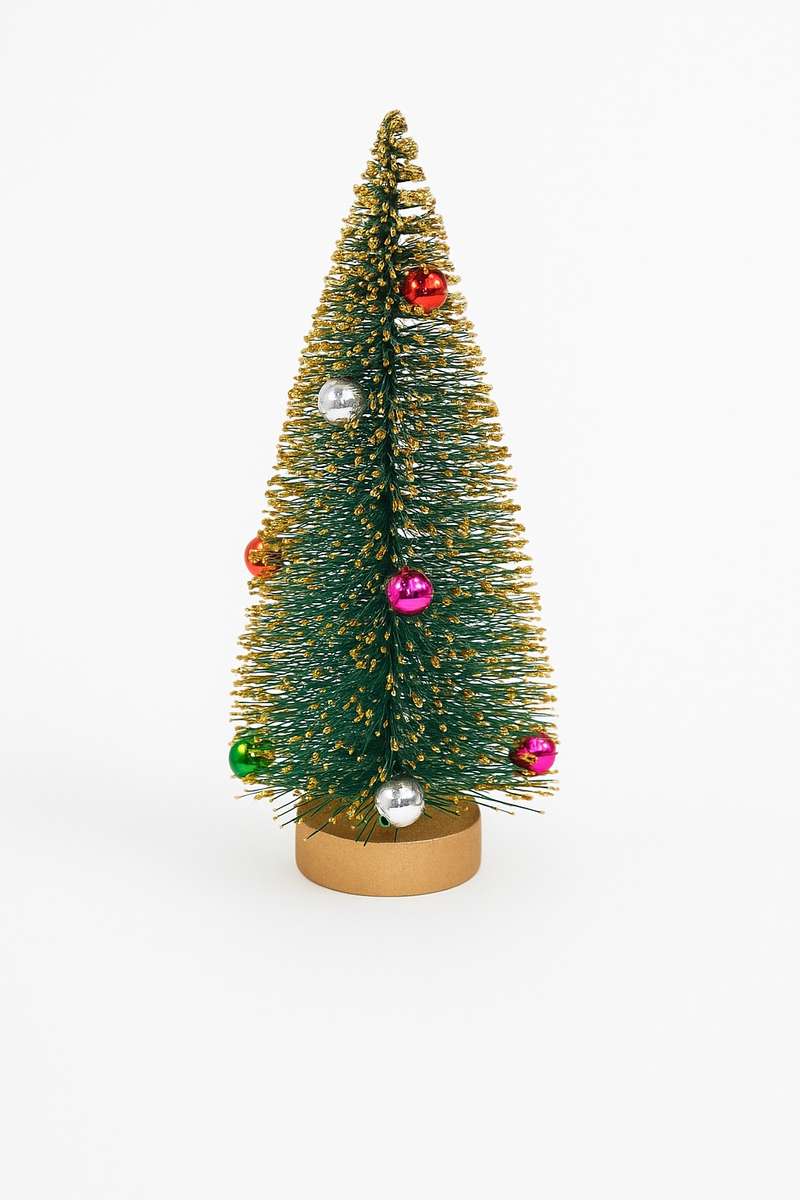 Mini 20cm Christmas Table Decor Tree With Free Ball