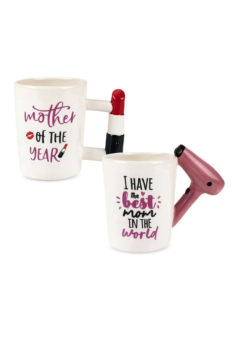 Senza® Slogan 350ml Ceramic Coffee Mug for Moms