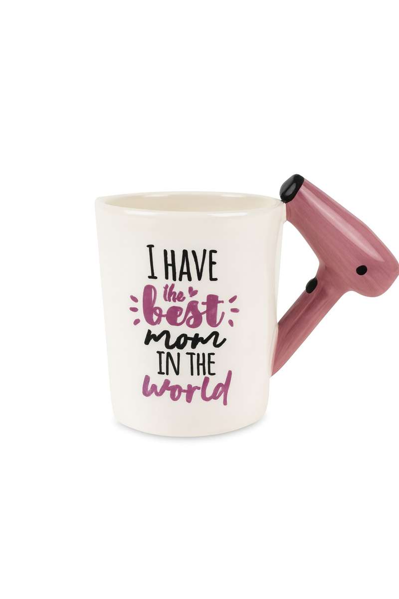 Senza® Slogan 350ml Ceramic Coffee Mug for Moms