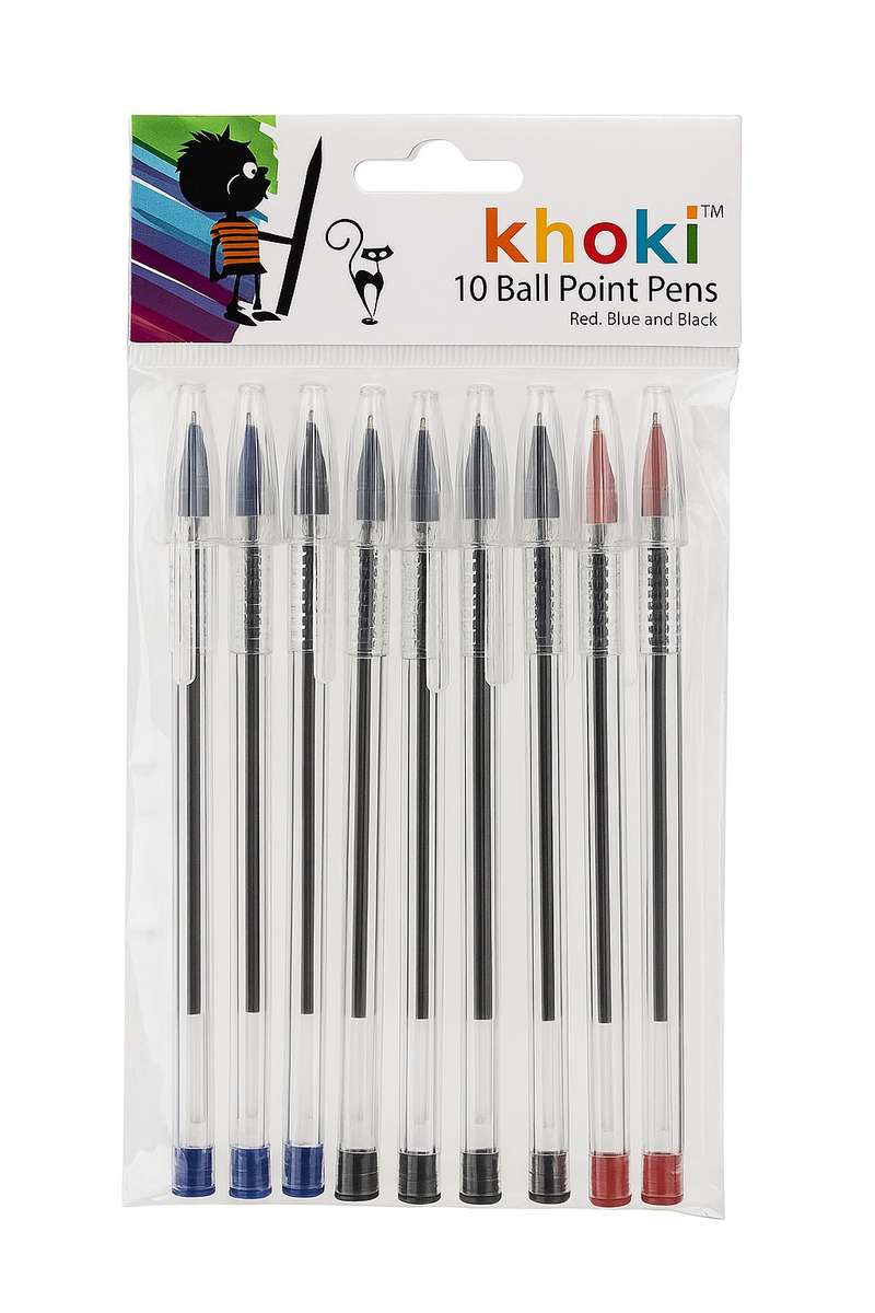 Khoki 10 Piece Ball Point Pen Set