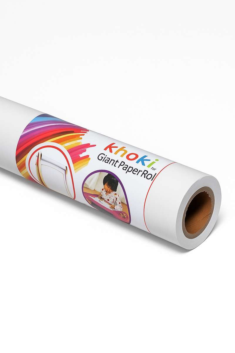 Khoki Chart Paper Roll White 33cm x 500cm