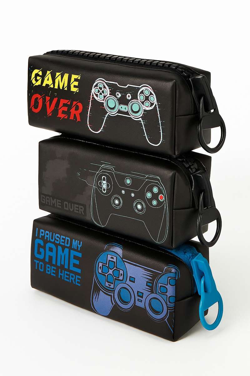 Khoki Gamer Pencil Case 20X6cm