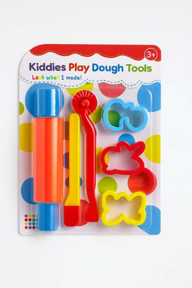 Kiddies 7 Piece Play Dough Tools Set