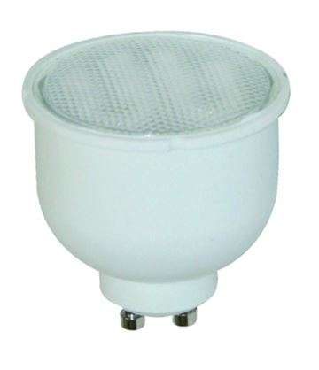 9W DIFFUSED WARM WHITE 2700K GU10 CFL