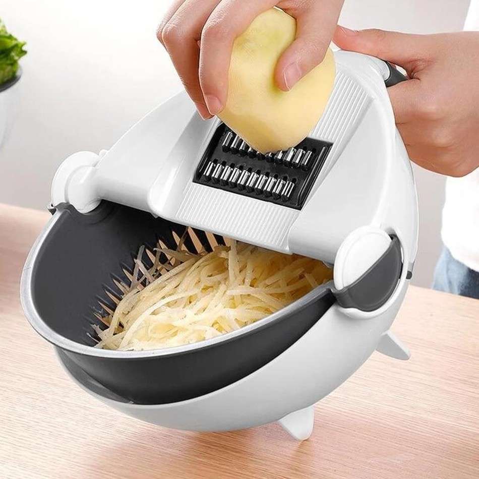 9 in 1 Vegetable Chopper Bowl & Colander Set