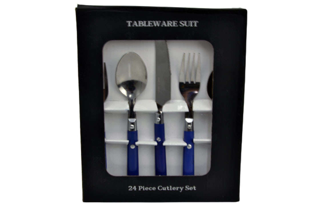 24 pce cutlery set