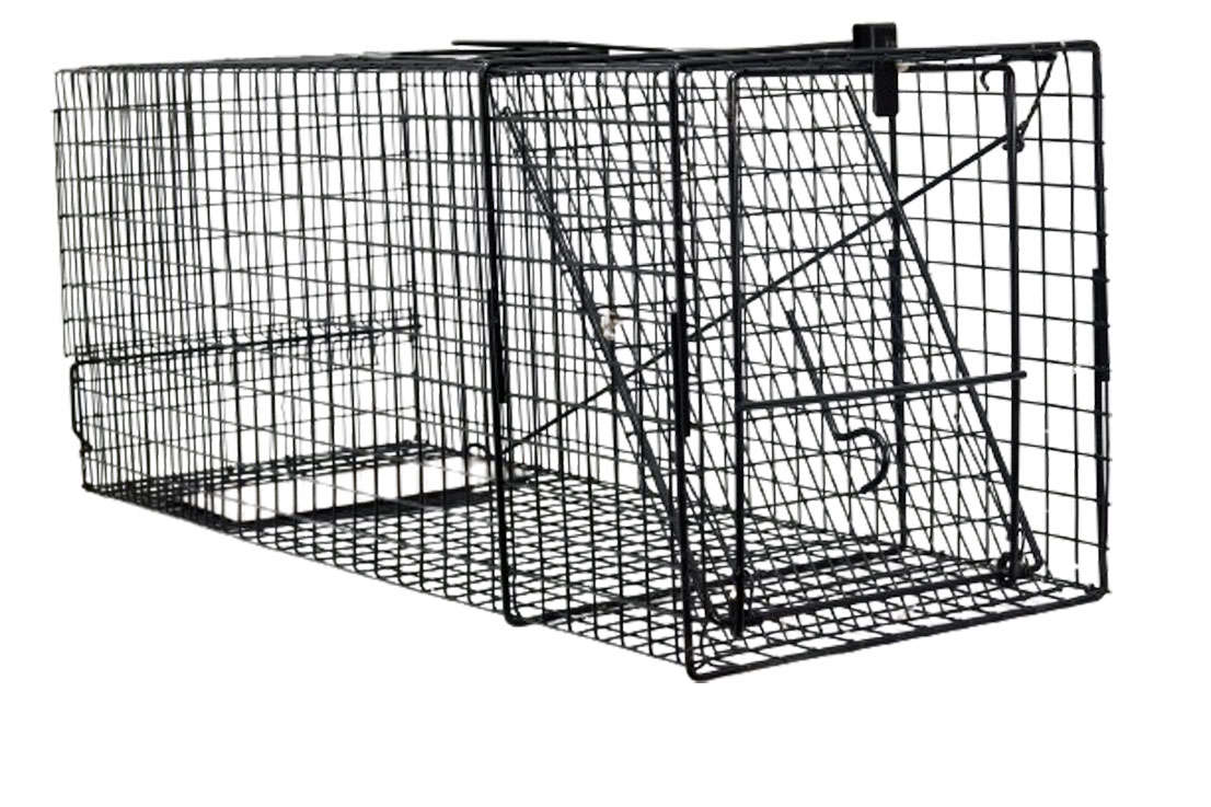 ANIMAL HUMANE CAGE TRAP 90CMX28CMX32CM