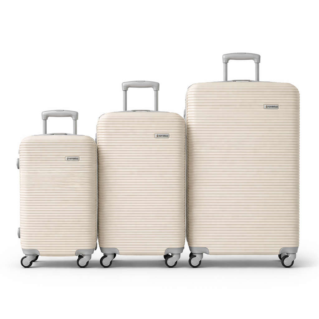 Elite Ridge Hard-Shell Spinner Luggage Set (3-Piece)