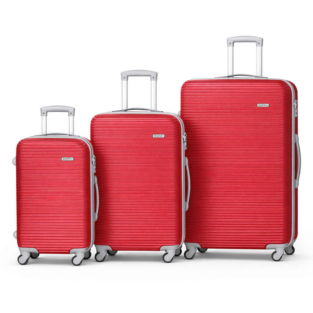 Elite Ridge Hard-Shell Spinner Luggage Set (3-Piece)