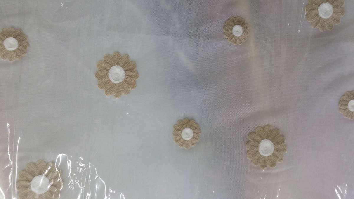 Tulle Embroidered Daisy