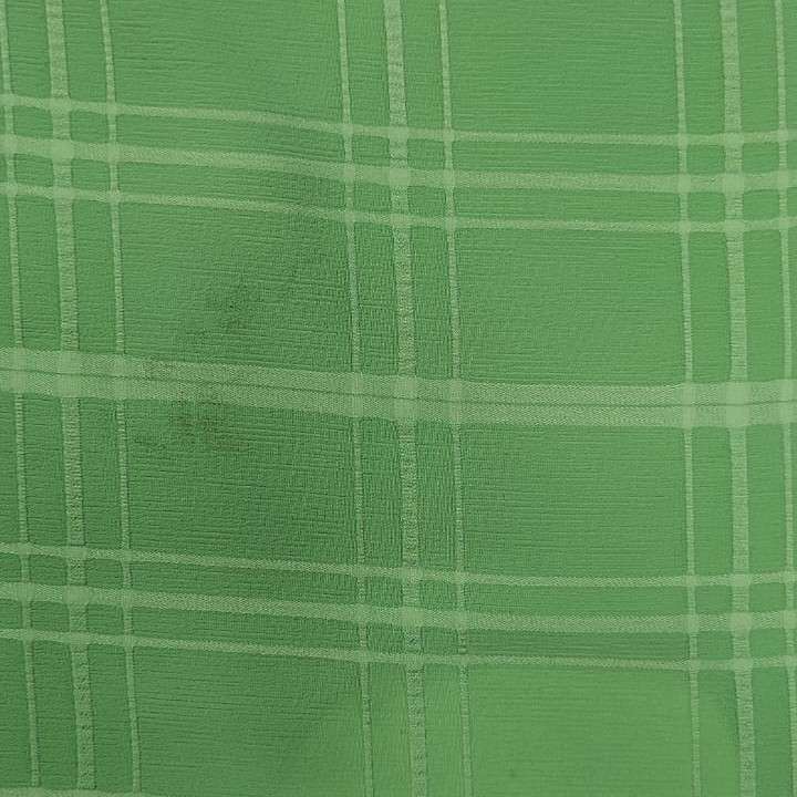 Jacquard Satin Check Sage