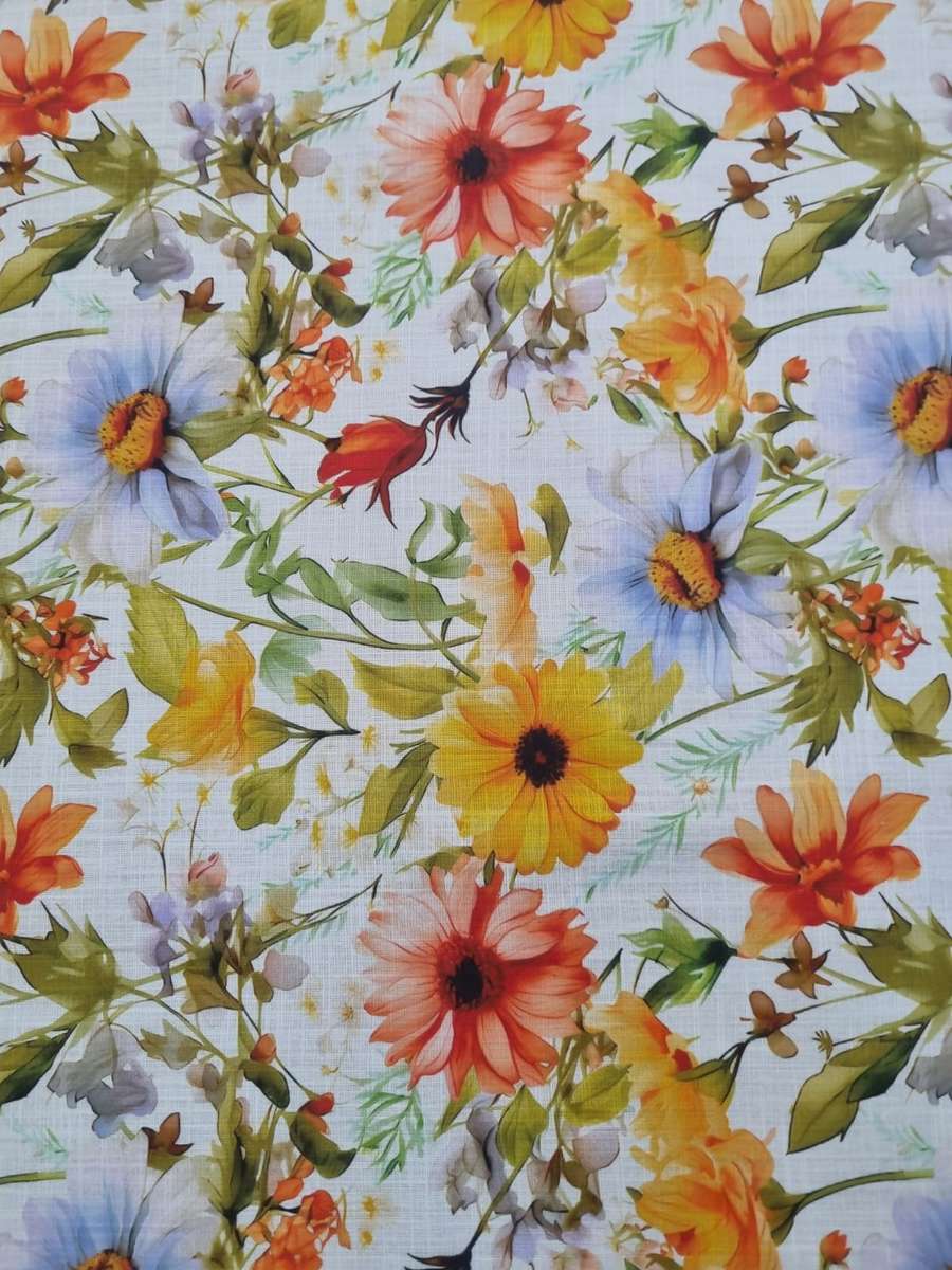Printed Cotton Linen