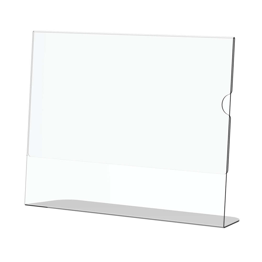 Acrylic Menu Holder - Single Sided - A4 Landscape - Box 5