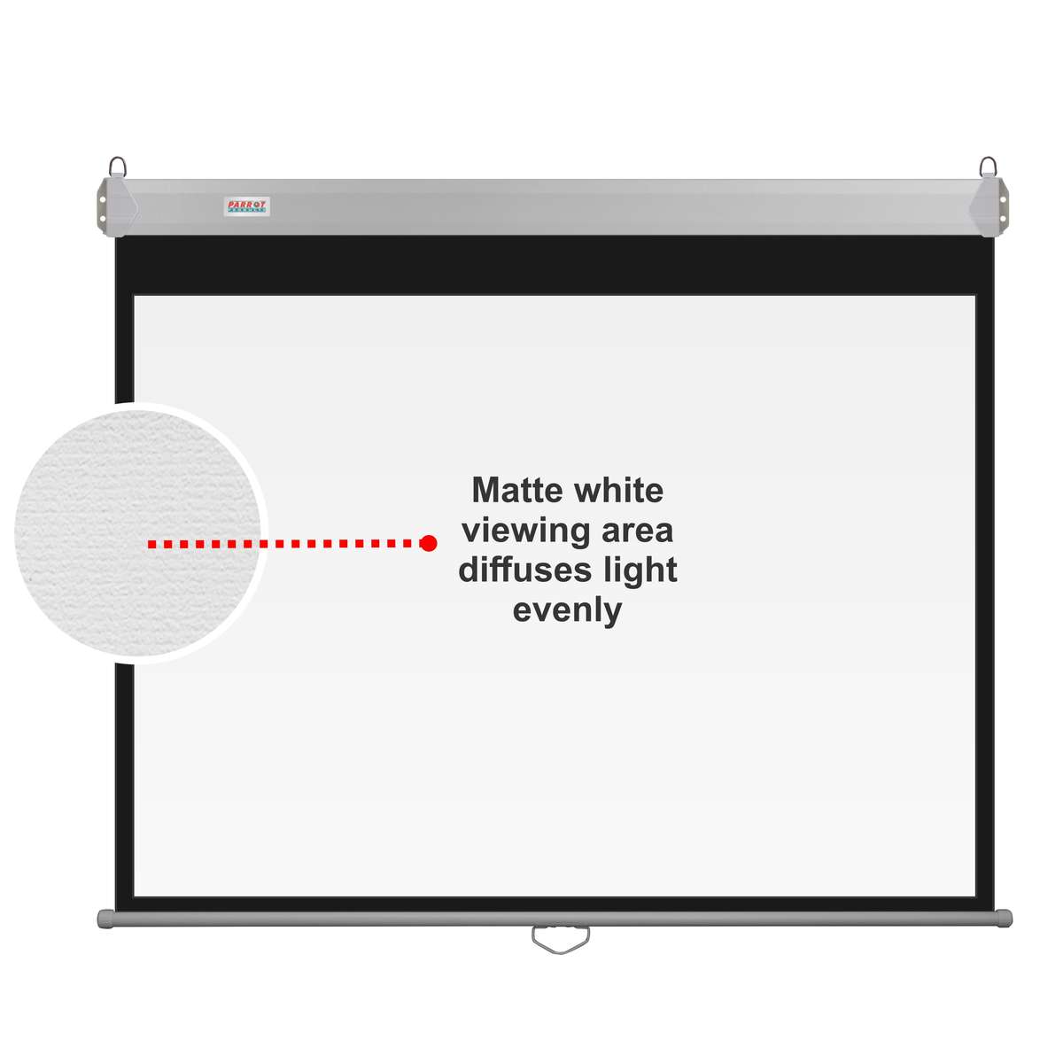 Pulldown Screen 1520*1520mm (View: 1470*1470mm - 1:1)