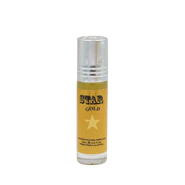 Al Towba Star Gold Roll on 6X6ML (Attar perfume oil) Perfume